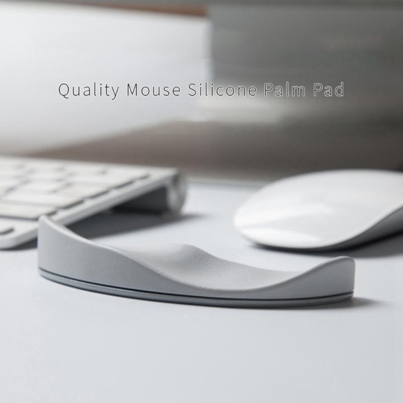 Ergonomic Mouse Wrist Rest Pad - ที่รองข้อมือเมาส์ซิลิโคน แผ่นรองนุ่ม รองรับฝ่ามือ ที่สามารถเคลื่อนไหวได้ตามข้อมือ ทนทาน
