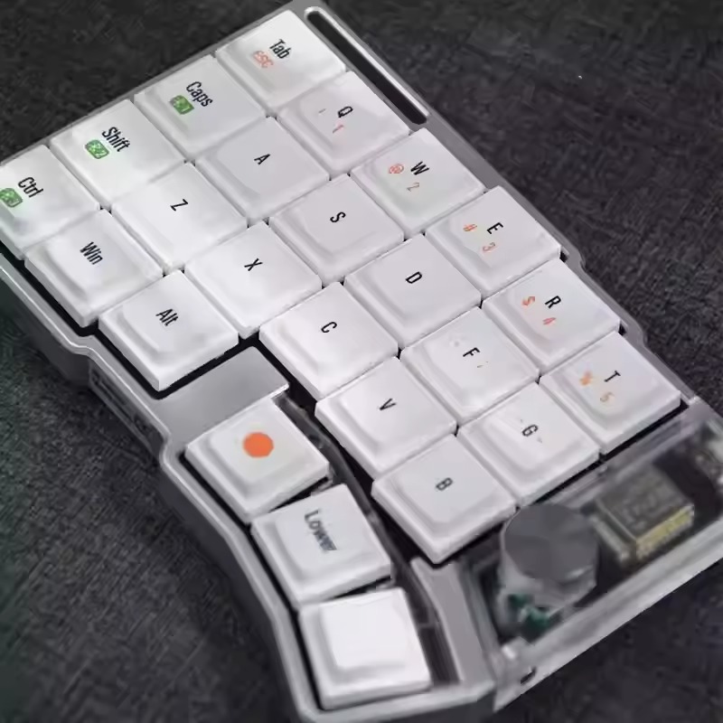 Ergonomic Keyboard Split Mechanical - คีย์บอร์ด Cornix Split แบบแยกส่วน ตัวเรือนอะลูมิเนียม CNC