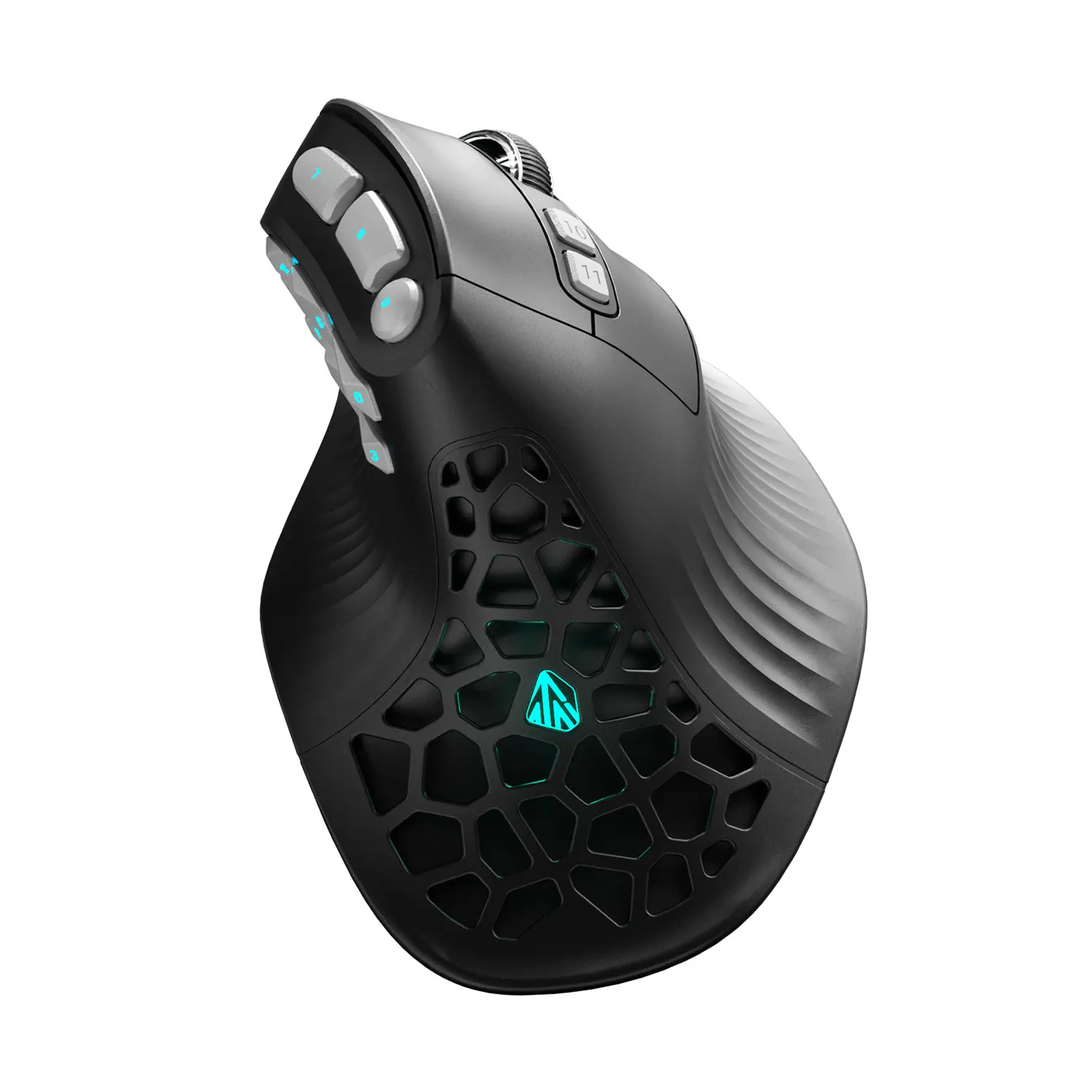 Vertical Mouse Left Handed - SOLAKAKA E9 Pro MMO เมาส์แนวตั้ง PAW3395