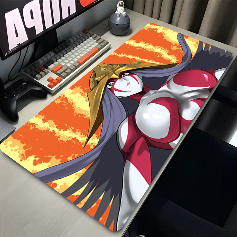 Ergonomic Keyboard Split Mechanical - แผ่นรองเมาส์ขนาด XXL ลาย Yu-Gi-Oh! แผ่นรองเล่นเกมสำหรับคอมพิวเตอร์ คีย์บอร์ดกลไก