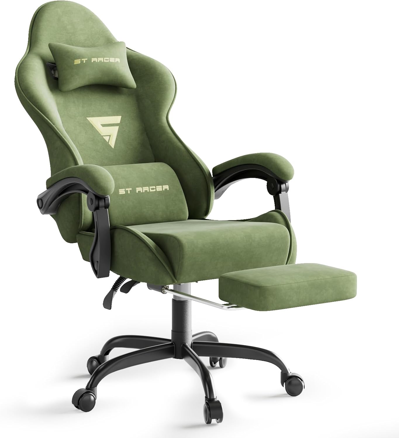 เก้าอี้เกมมิ่งสไตล์เรซซิ่งสำหร - Ergonomic Footrest Adjustable บทวิจารณ์และราคา