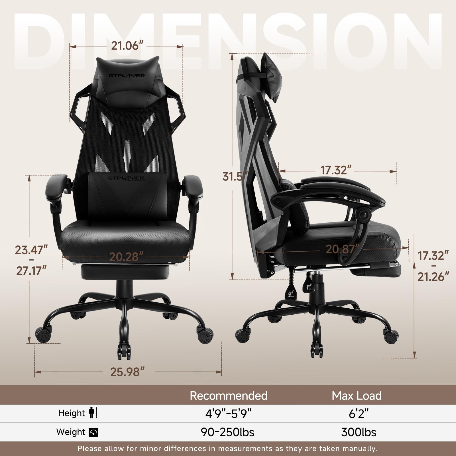 เก้าอี้คอมพิวเตอร์พร้อมที่พักเ - Ergonomic Footrest Adjustable บทวิจารณ์และราคา