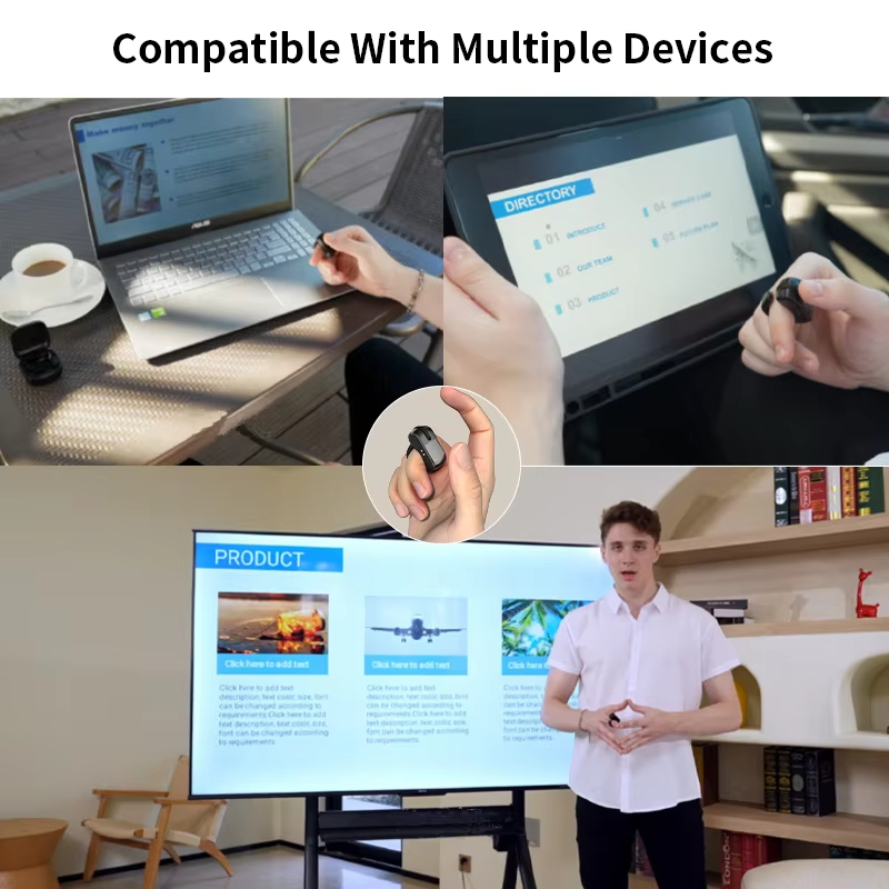 แหวนเมาส์แบบชาร์จไฟได้มินิน้ํา - Trackball Mouse Wireless Finger บทวิจารณ์และราคา