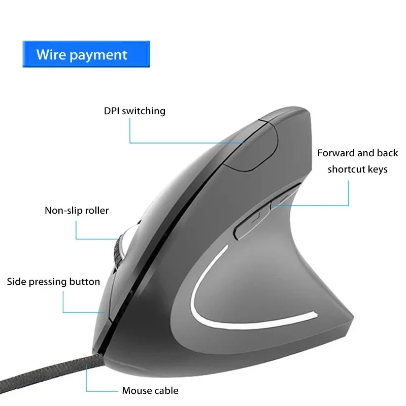 เมาส์ไร้สายแนวตั้ง ชาร์จไฟได้  - Ergonomic Vertical Mouse Wireless บทวิจารณ์และราคา