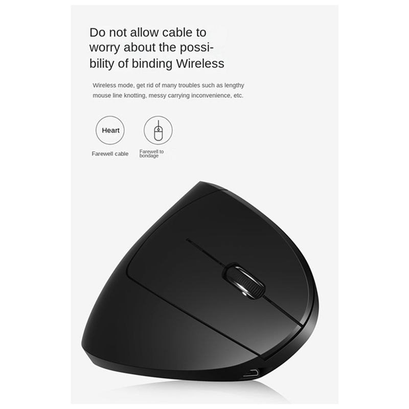 โดยู ไวร์เลส 2.4G เมาส์แนวตั้ง - Ergonomic Vertical Mouse Wireless บทวิจารณ์และราคา