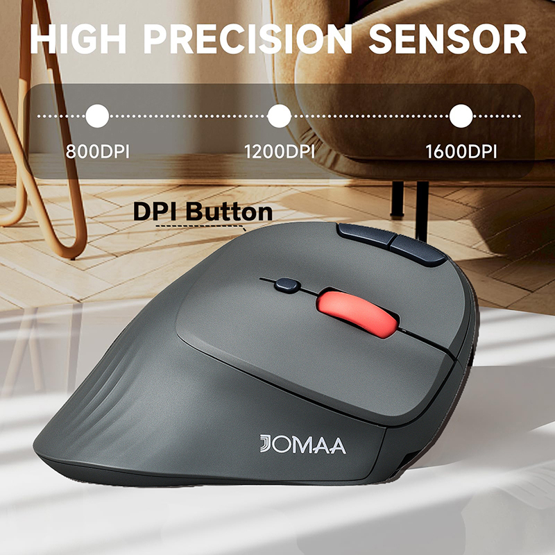 JOMAA Ergonomic Bluetooth5.0 D - Ergonomic Vertical Mouse Wireless บทวิจารณ์และราคา