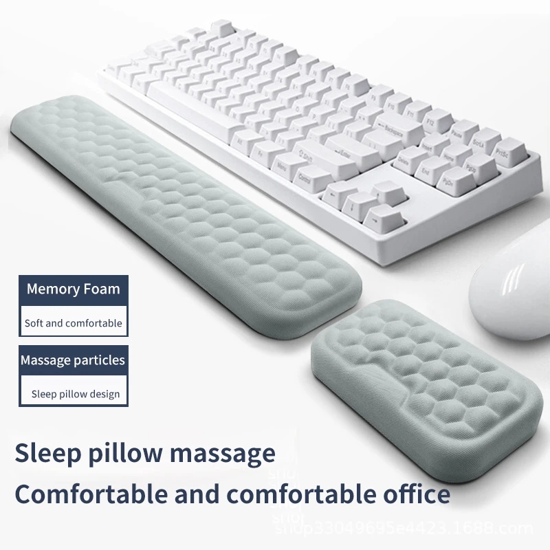 ที่รองข้อมือคีย์บอร์ดสำหรับเล่ - Ergonomic Mouse Wrist Rest Pad บทวิจารณ์และราคา