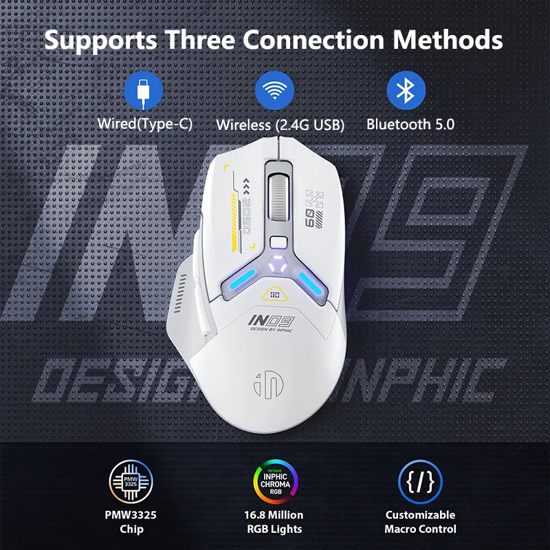 เมาส์เกมมิ่งไร้สาย INPHIC IN9  - Trackball Mouse Wireless Finger บทวิจารณ์และราคา