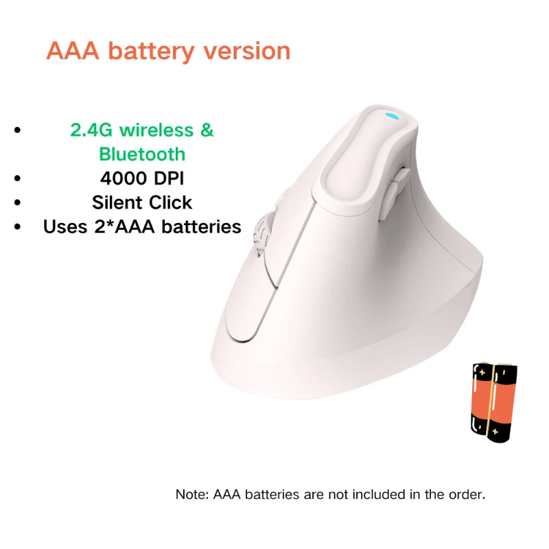 เมาส์ตามหลักสรีรศาสตร์แนวตั้ง  - Vertical Mouse Dpi 4000 บทวิจารณ์และราคา