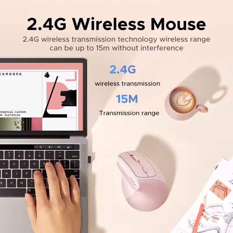 UGREEN M571 เมาส์ไร้สายบลูทูธแ - Vertical Mouse Dpi 4000 บทวิจารณ์และราคา