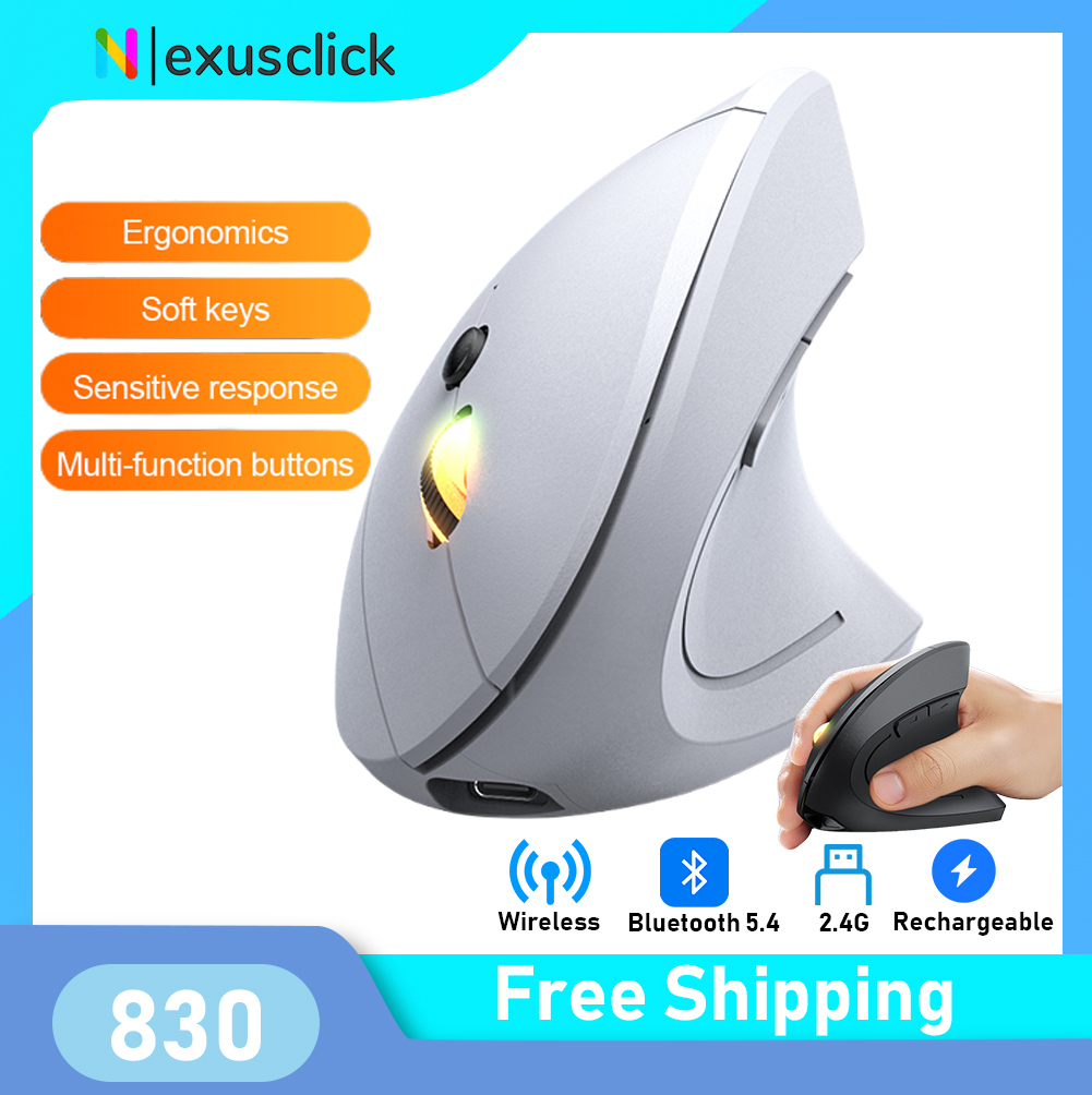 เมาส์ไร้สายบลูทูธ 2.4GHz แบบชา - Vertical Mouse Left Handed บทวิจารณ์และราคา