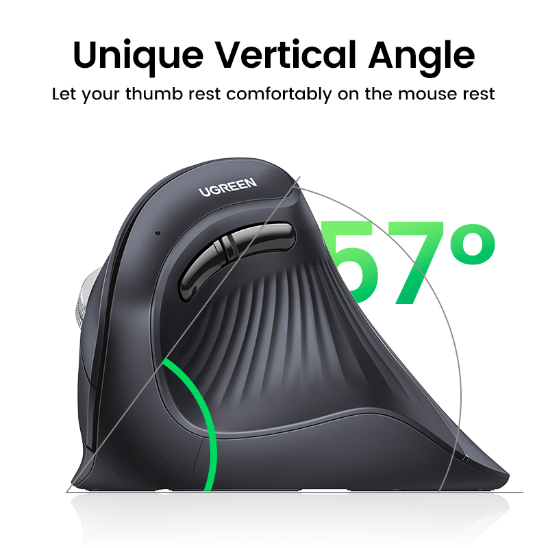 Ugreens เม้าส์ไร้สาย Bluetooth - Vertical Mouse Dpi 4000 บทวิจารณ์และราคา
