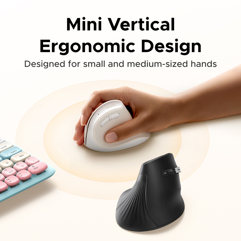 UGREEN เมาส์แนวตั้งไร้สายขนาดเ - Vertical Mouse Small Hand บทวิจารณ์และราคา