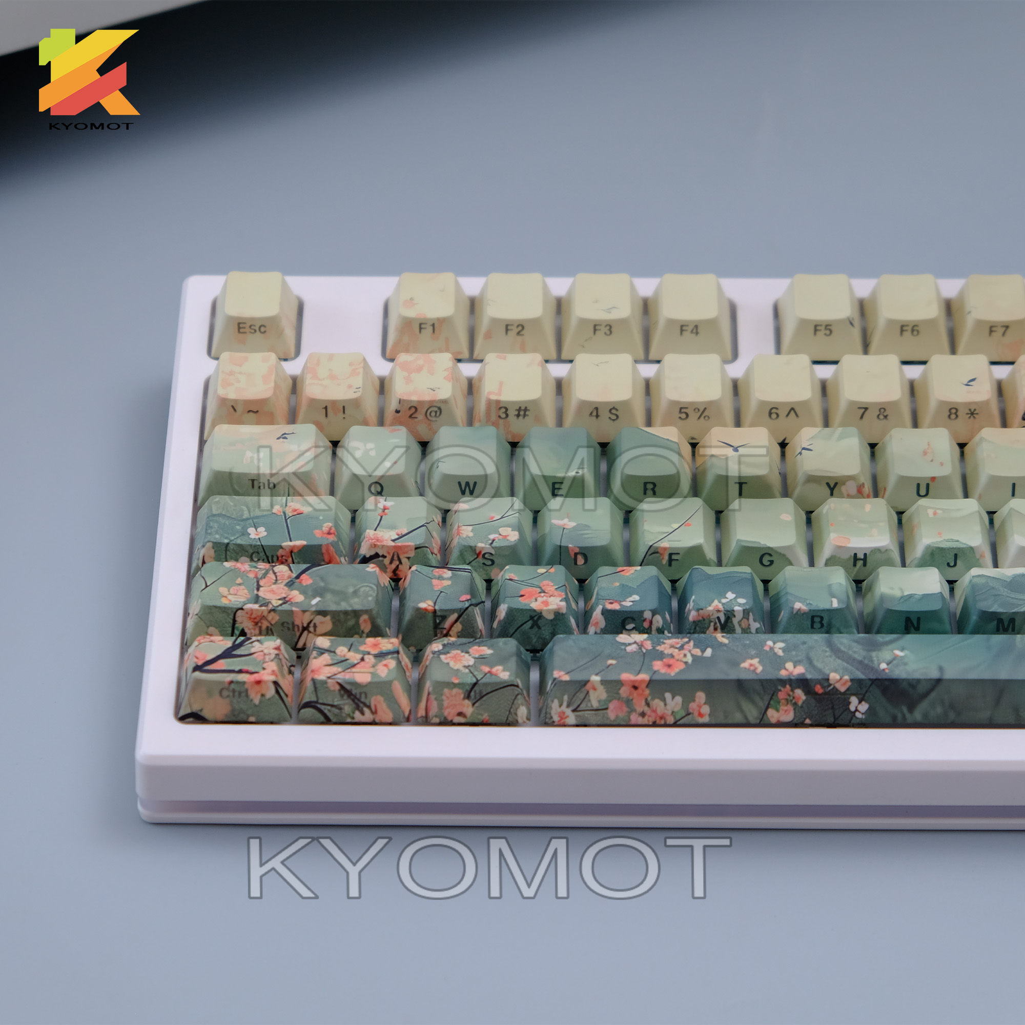 135 คีย์/ชุดภาพวาดหมึก Theme P - Ergonomic Keyboard Split Mechanical บทวิจารณ์และราคา