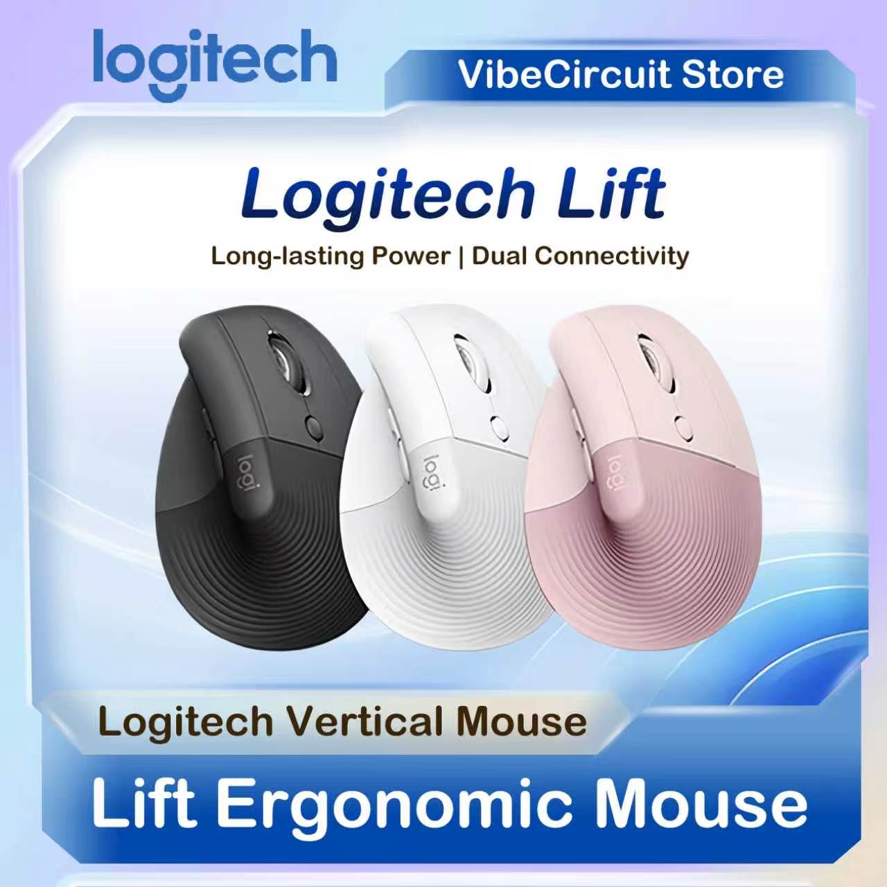 เมาส์ Logitech Lift แบบแนวตั้ง - Vertical Mouse Dpi 4000 บทวิจารณ์และราคา