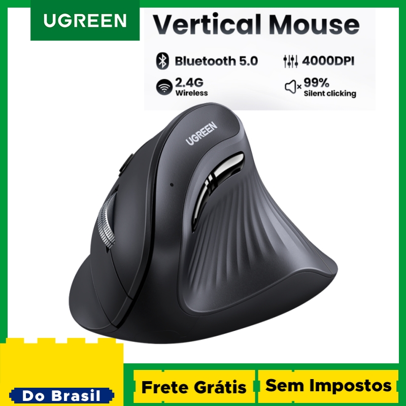 เมาส์ไร้สายแบบตั้ง UGREEN - Vertical Mouse Dpi 4000 บทวิจารณ์และราคา