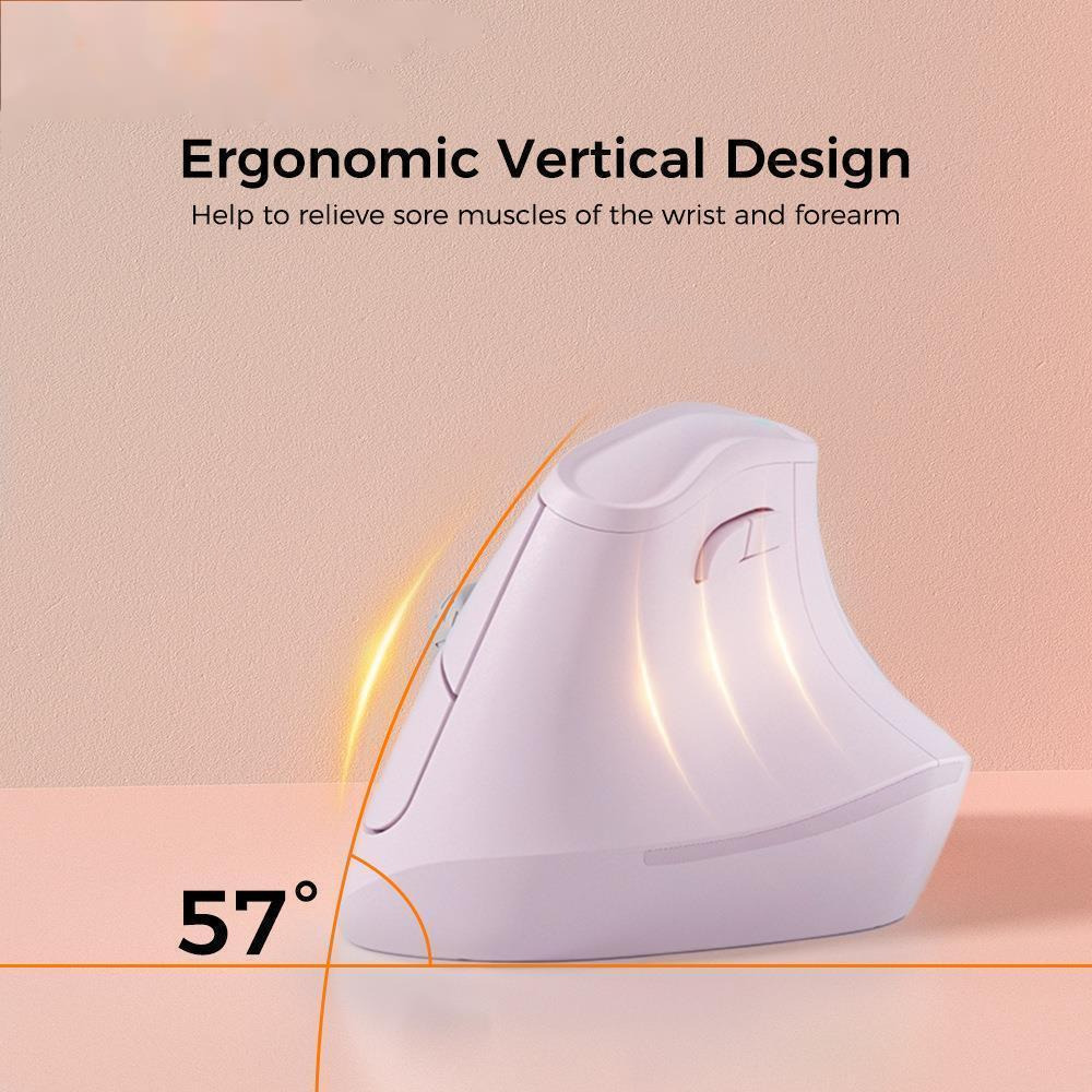 2.4G + บลูทูธ Dual-Mode Wirele - Vertical Mouse Dpi 4000 บทวิจารณ์และราคา