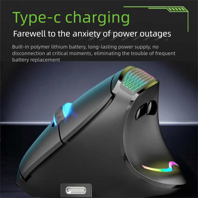 เมาส์แนวตั้งแบบชาร์จไฟได้ 2.4G - Vertical Mouse Small Hand บทวิจารณ์และราคา