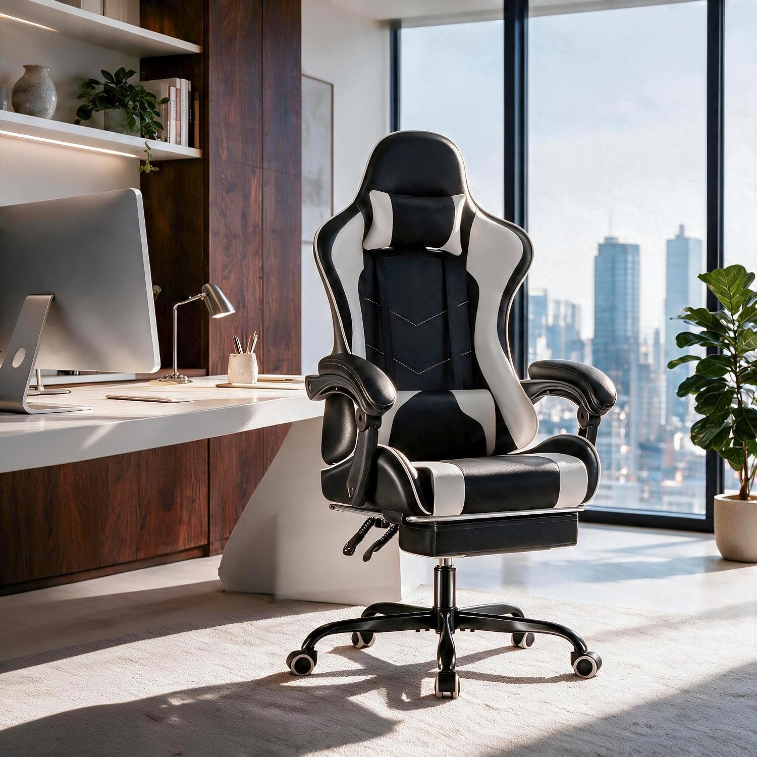 เก้าอี้เกมมิ่ง Furmax พร้อมที่ - Ergonomic Footrest Adjustable บทวิจารณ์และราคา