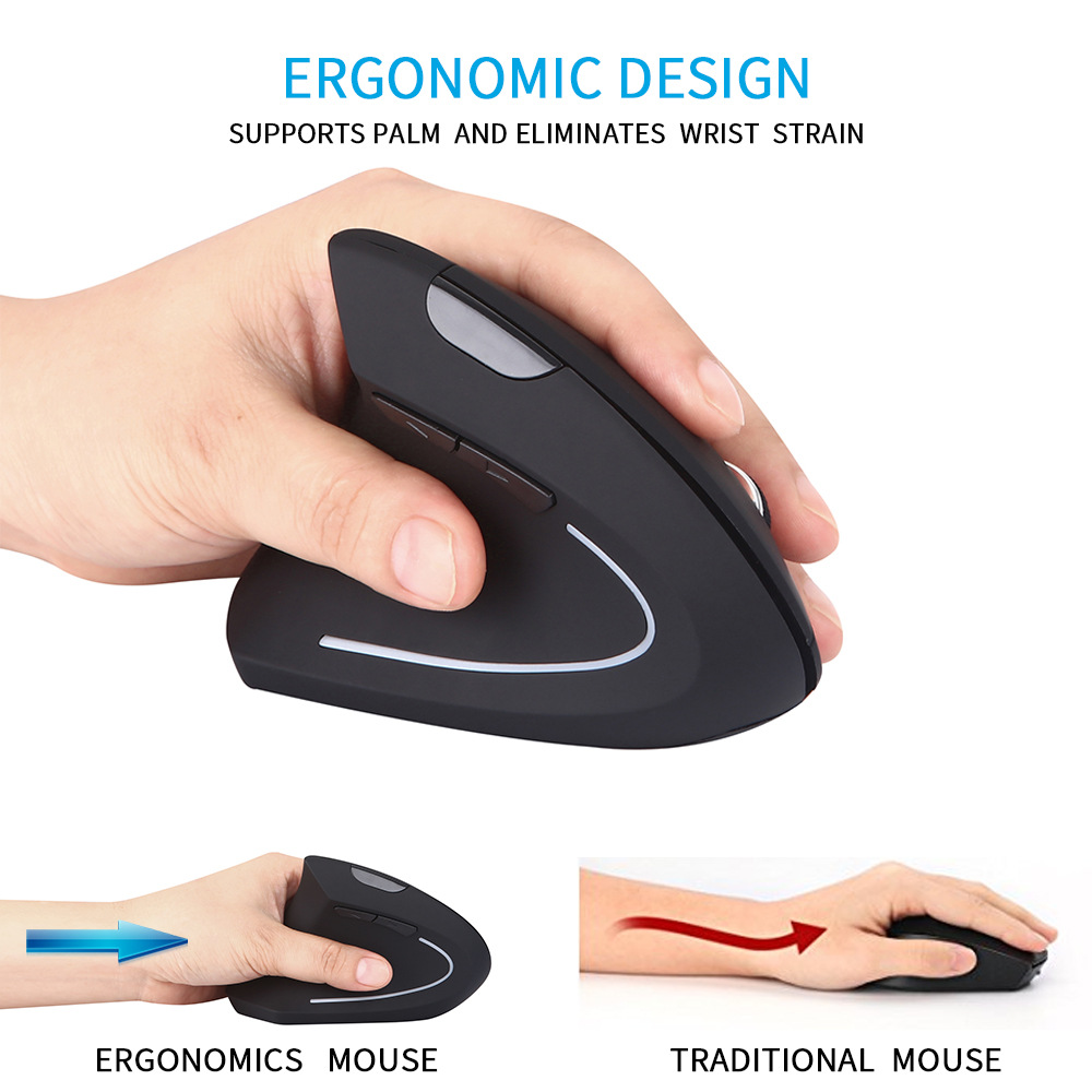 เมาส์ไร้สาย 2.4G ออกแบบตามหลัก - Vertical Mouse Left Handed บทวิจารณ์และราคา