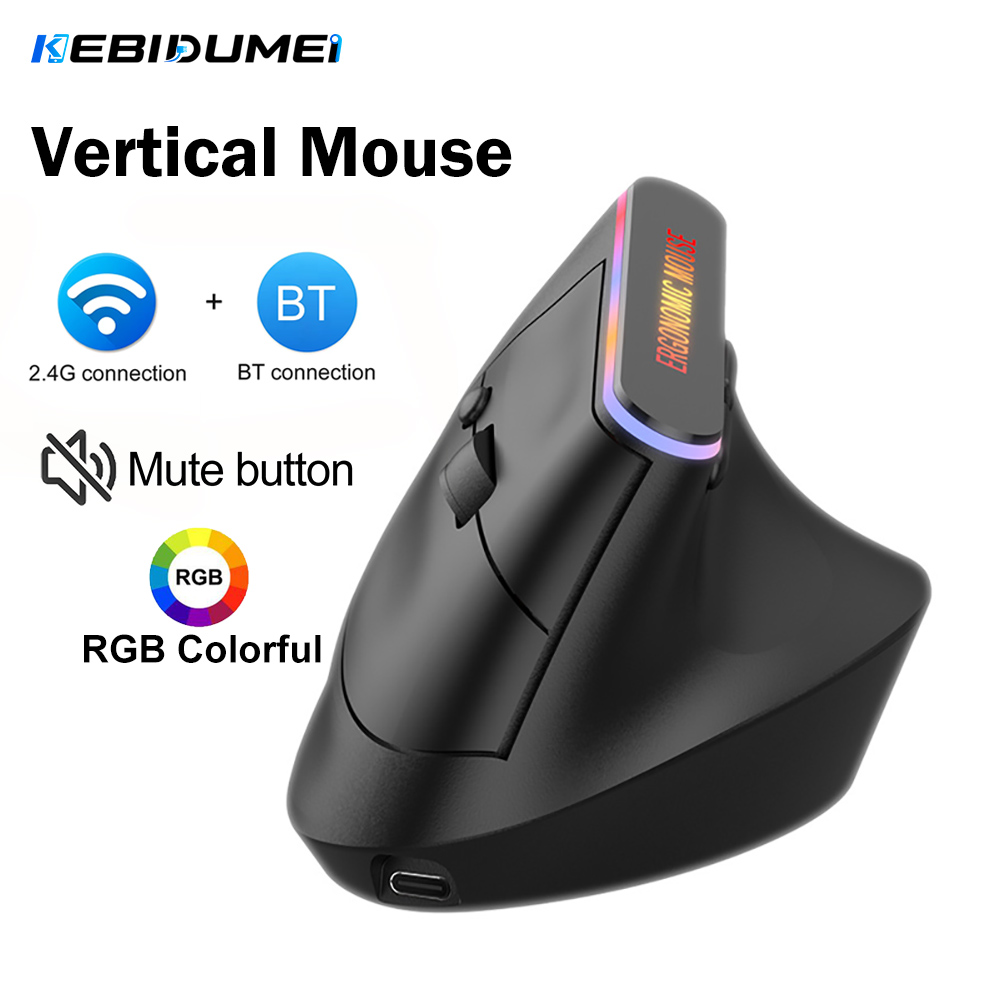 เควิดูเมย์เมาส์แนวตั้งบลูทูธ 5 - Vertical Mouse Left Handed บทวิจารณ์และราคา