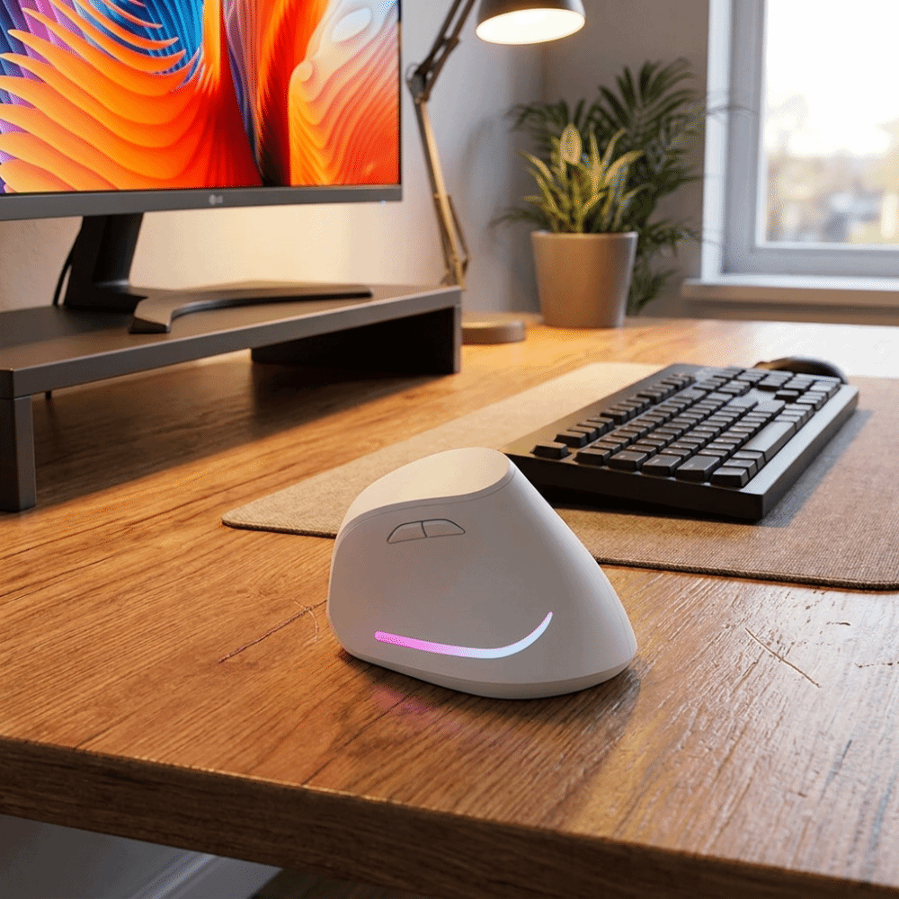 เมาส์แนวตั้งตามหลักสรีรศาสตร์  - Ergonomic Vertical Mouse Wireless บทวิจารณ์และราคา