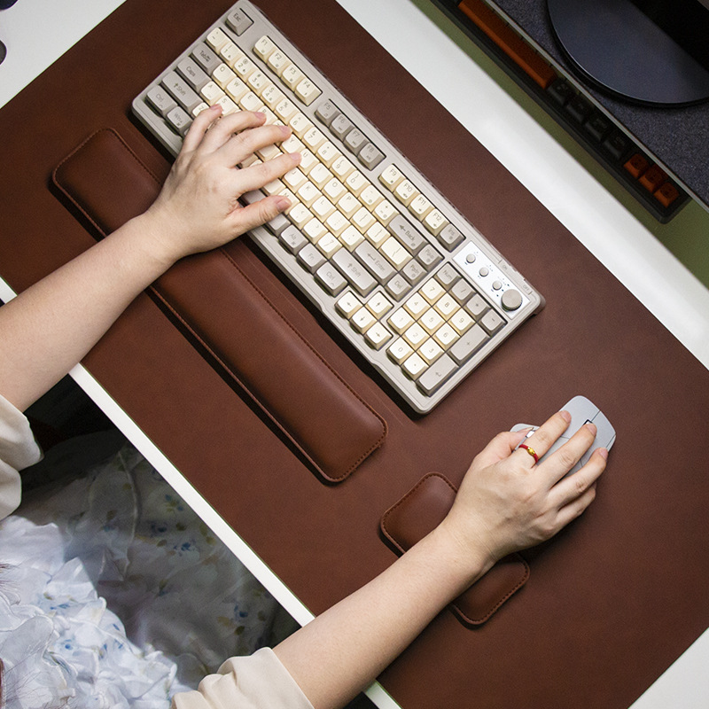 แผ่นรองเมาส์กันน้ำ PU ขนาดใหญ่ - Ergonomic Mouse Wrist Rest Pad บทวิจารณ์และราคา