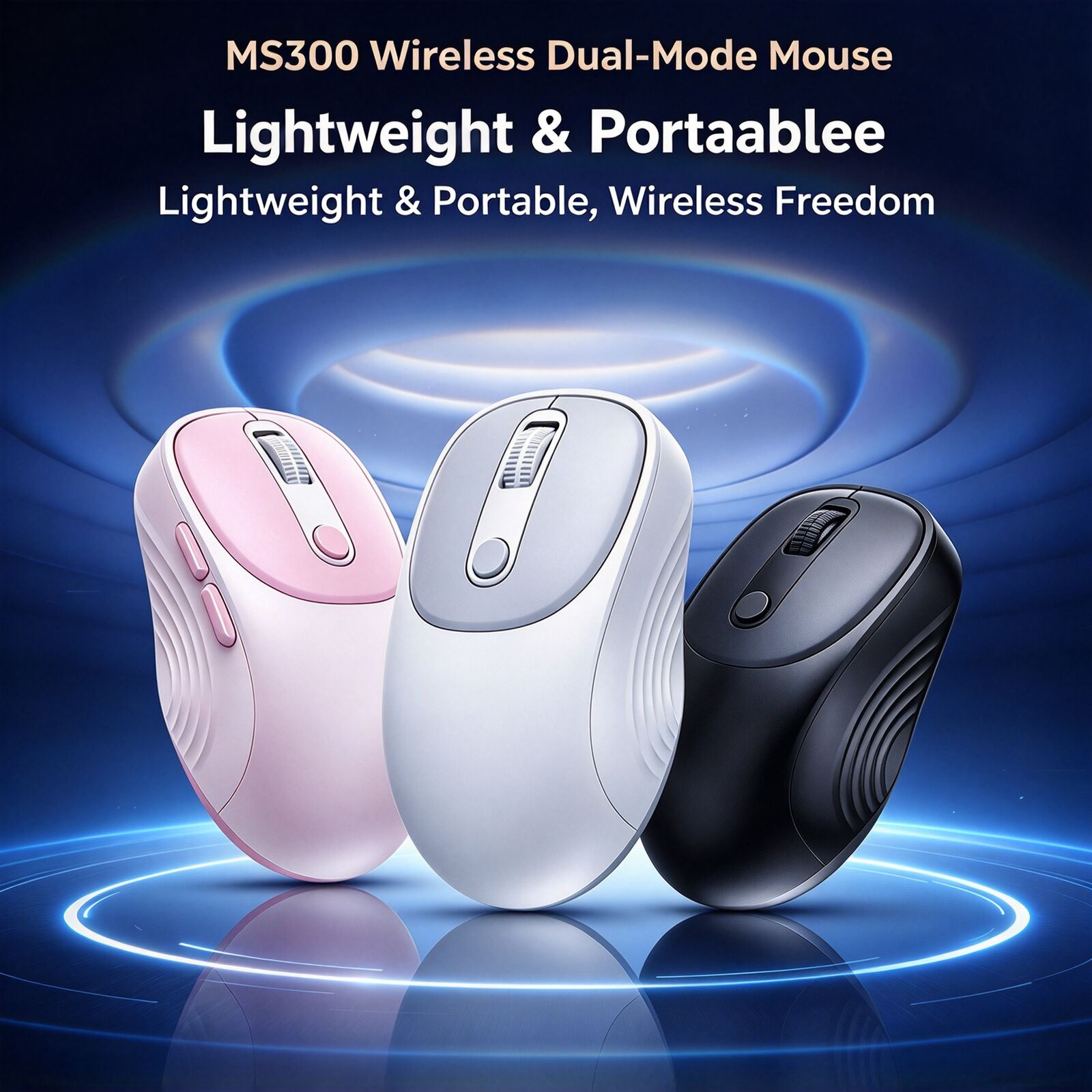 เมาส์ไร้สาย 2.4G และบลูทูธ โหม - Ergonomic Mouse 2.4G Silent Click บทวิจารณ์และราคา