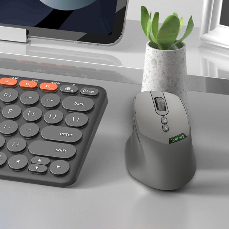 เมาส์ไร้สายแบบเงียบ รองรับโหมด - Ergonomic Mouse 2.4G Silent Click บทวิจารณ์และราคา