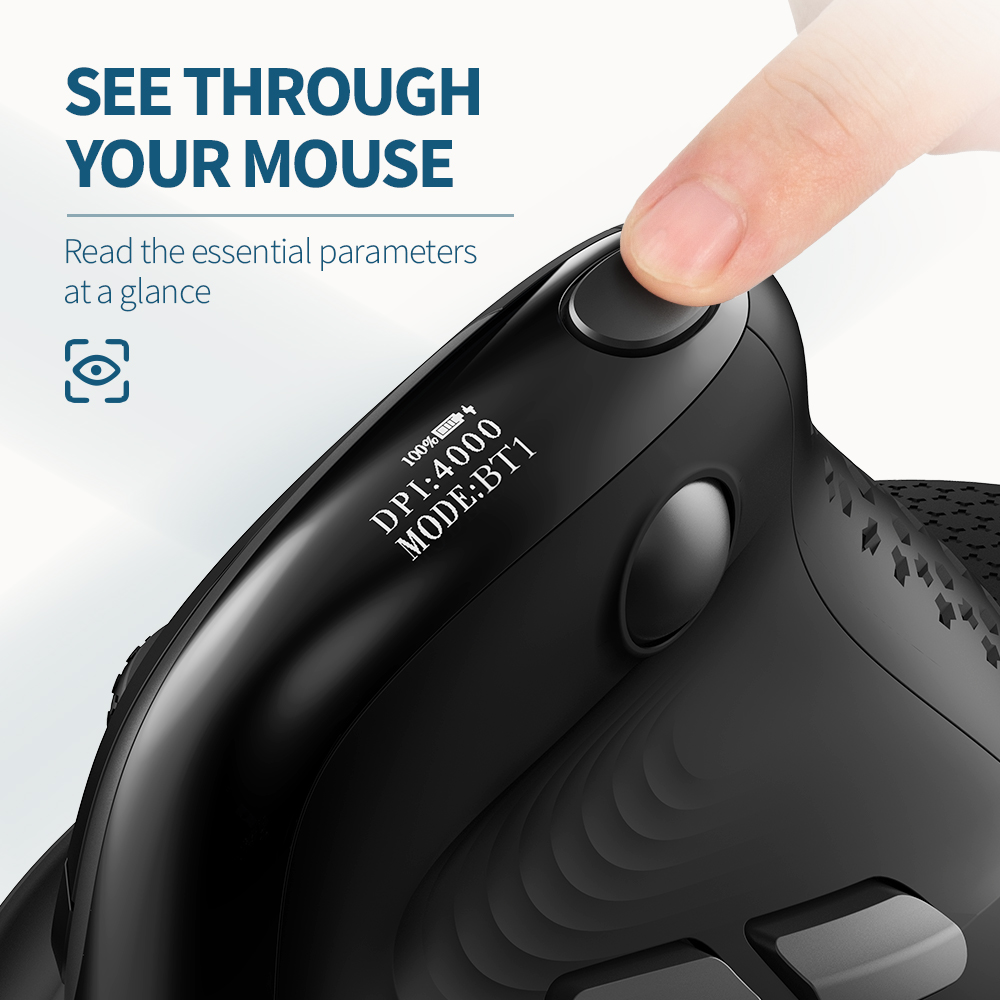 Delux M618XSD Seeker Ergonomic - Vertical Mouse Left Handed บทวิจารณ์และราคา