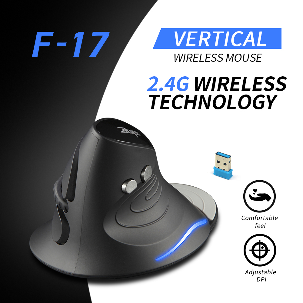 ZELOTES F-17 เมาส์แนวตั้งเมาส์ - Vertical Mouse Left Handed บทวิจารณ์และราคา