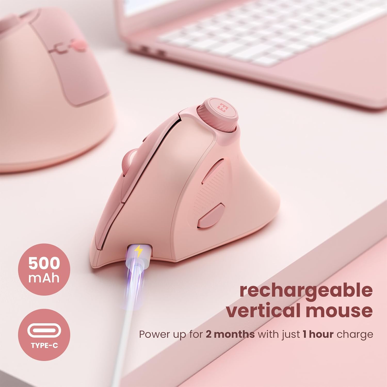 เมาส์ไร้สาย Seenda แบบตั้งตรง  - Vertical Mouse Left Handed บทวิจารณ์และราคา