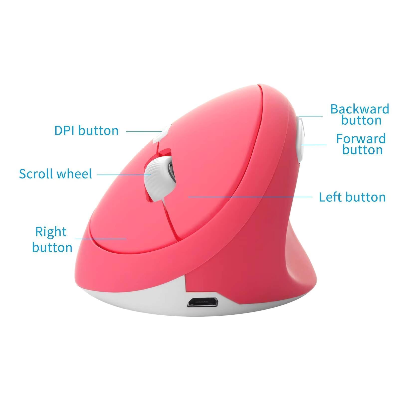 ไร้สายแบบมีสายชาร์จแนวตั้งเมาส - Vertical Mouse Left Handed บทวิจารณ์และราคา