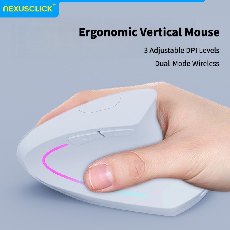 เน็กซัสคลิกเมาส์ไร้สายตามหลักส - Ergonomic Vertical Mouse Wireless บทวิจารณ์และราคา