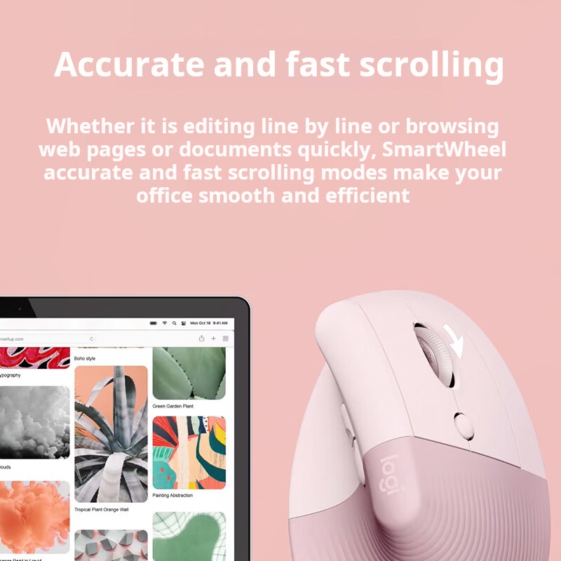 เมาส์ Logitech Lift แบบแนวตั้ง - Vertical Mouse Dpi 4000 บทวิจารณ์และราคา