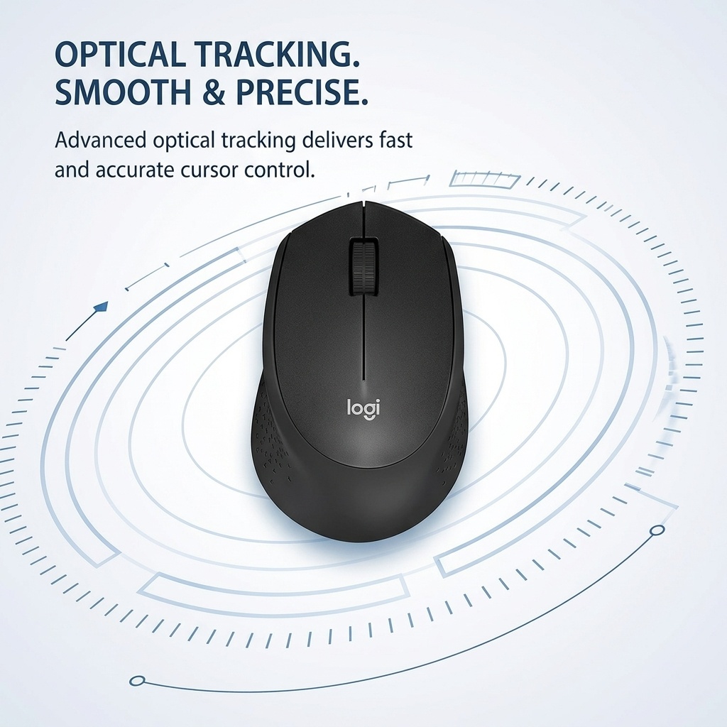 เมาส์ไร้สาย Logitech M330 Sile - Ergonomic Mouse 2.4G Silent Click บทวิจารณ์และราคา