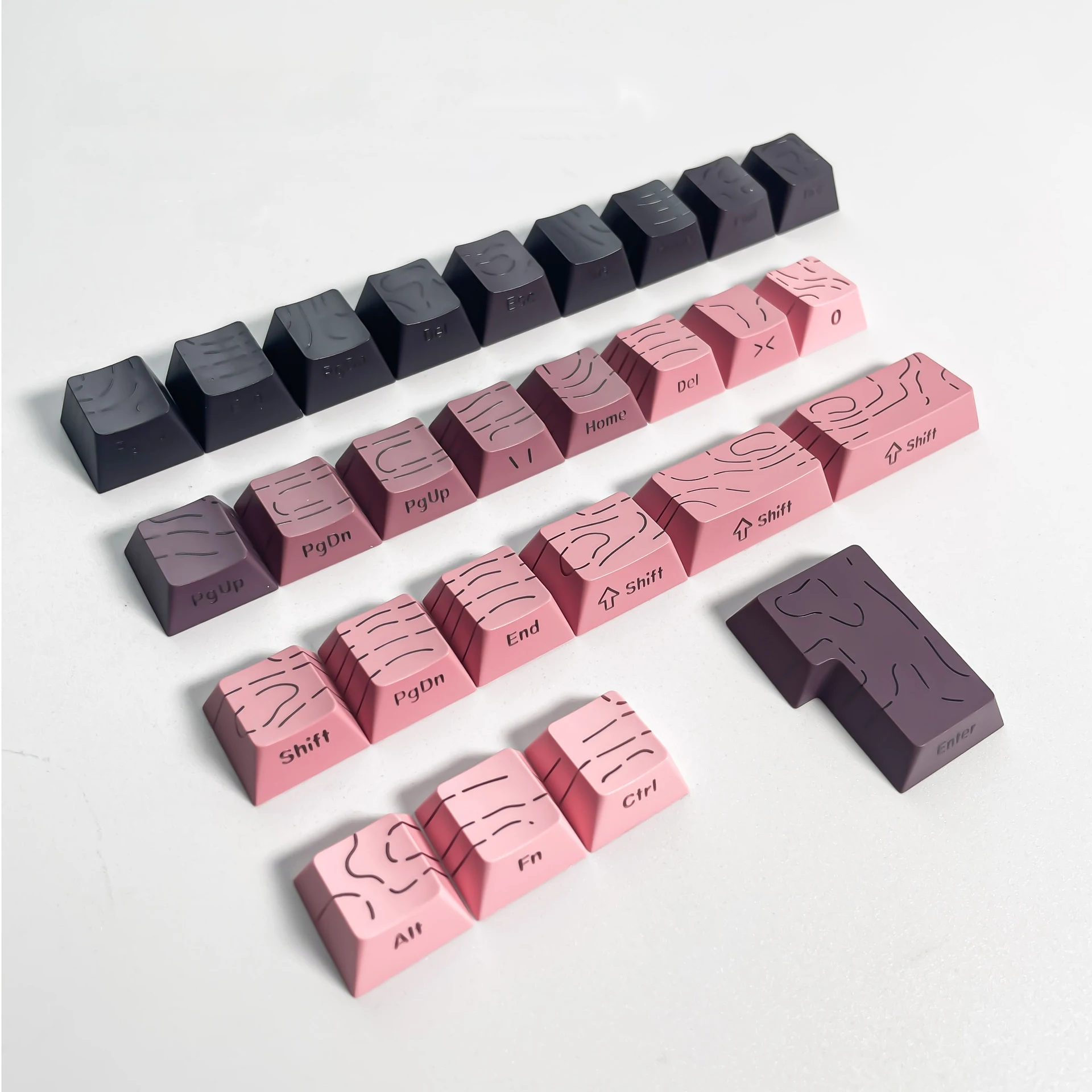 ชุดคีย์แคป OEM แบบเต็มชุด ลายต - Ergonomic Keyboard Split Mechanical บทวิจารณ์และราคา