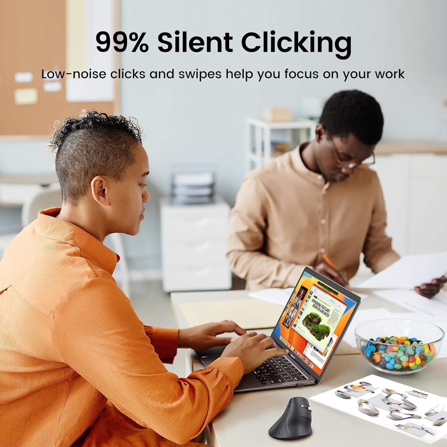 UGREEN MU008 เมาส์บลูทูธไร้สาย - Ergonomic Vertical Mouse Wireless บทวิจารณ์และราคา
