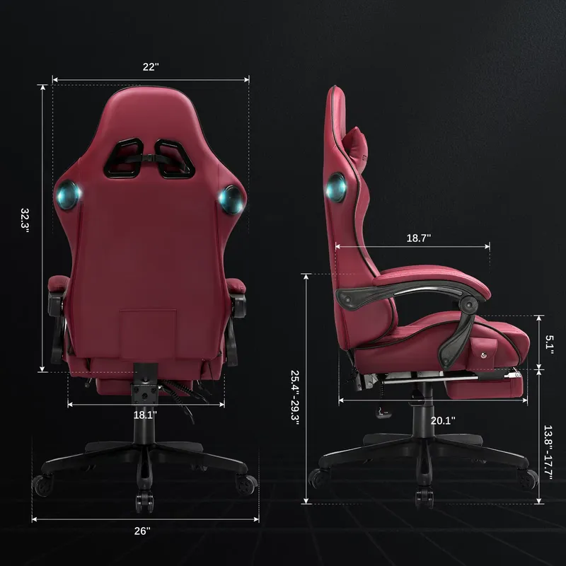 เก้าอี้เกมมิ่ง GTPLAYER พร้อมล - Ergonomic Footrest Adjustable บทวิจารณ์และราคา