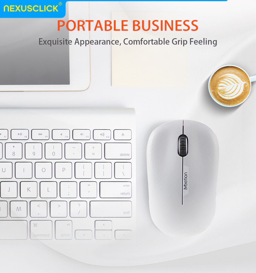 เมาส์ไร้สาย NexusClick 2.4G แบ - Ergonomic Mouse 2.4G Silent Click บทวิจารณ์และราคา