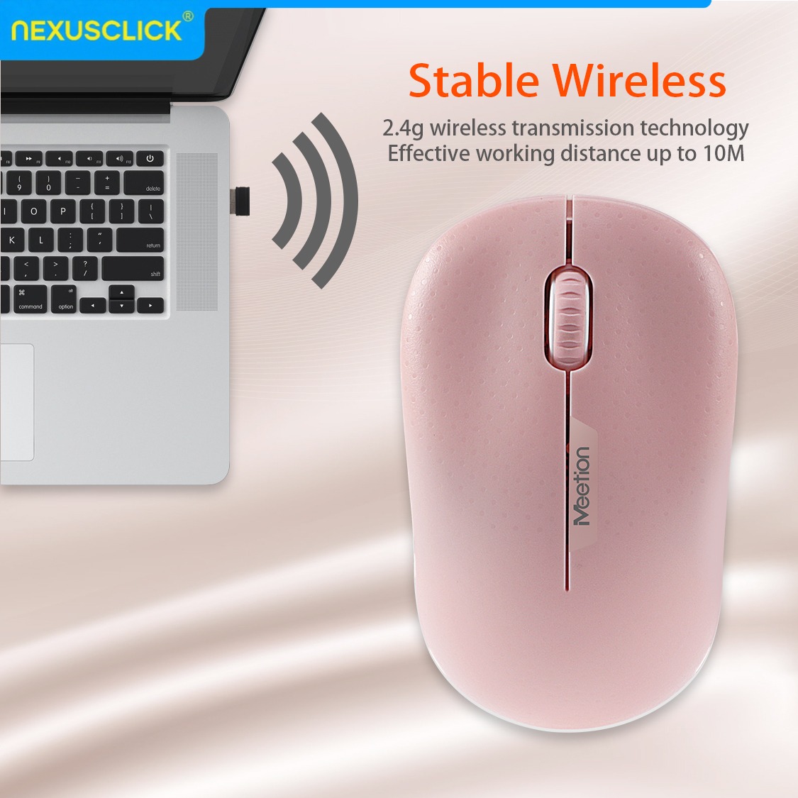 เมาส์ไร้สาย NexusClick 2.4G แบ - Ergonomic Mouse 2.4G Silent Click บทวิจารณ์และราคา
