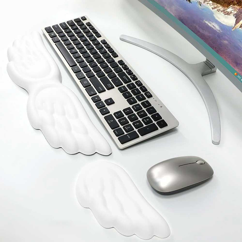 แป้นพิมพ์เมาส์ส่วนที่เหลือข้อม - Ergonomic Mouse Wrist Rest Pad บทวิจารณ์และราคา