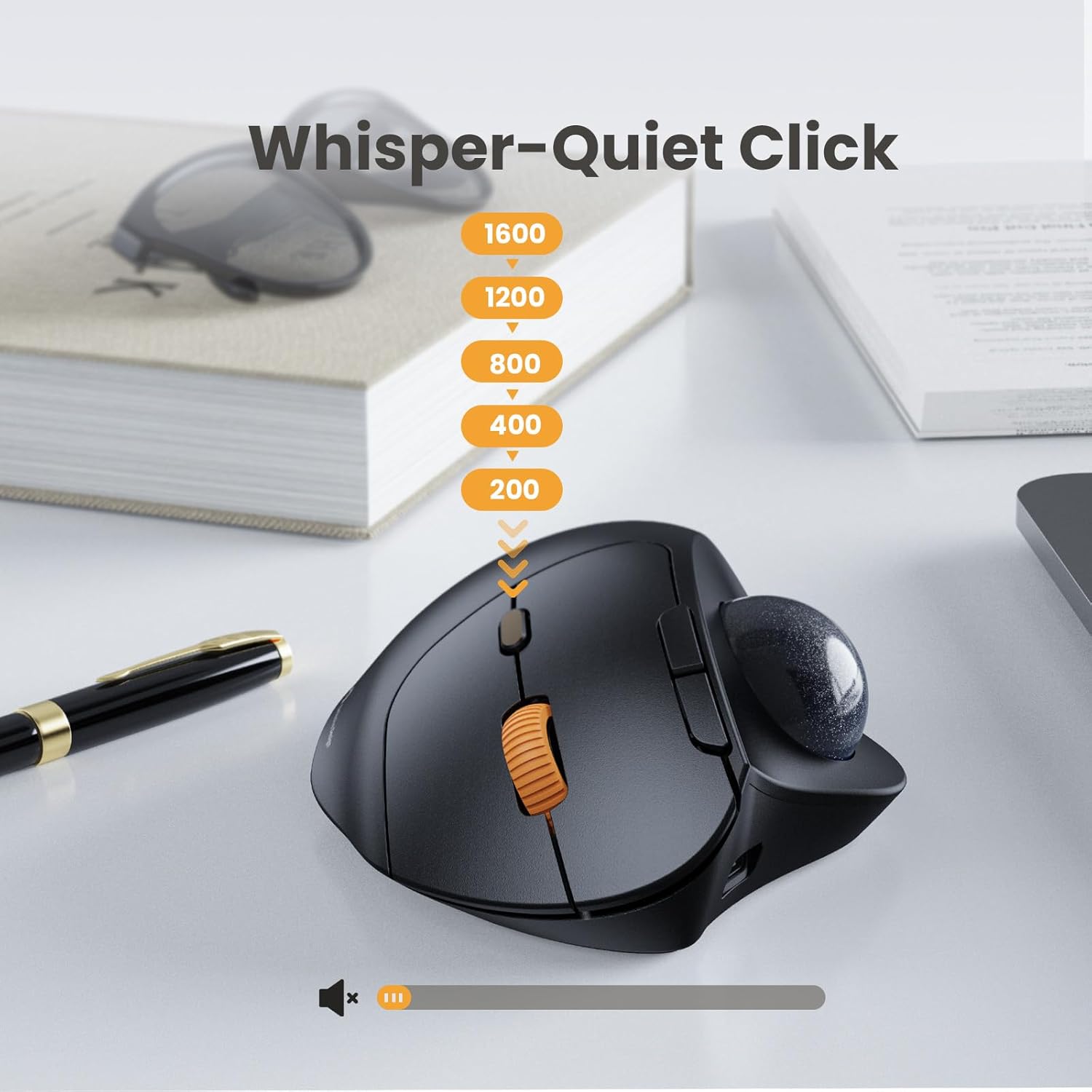 เมาส์แทร็กบอลไร้สาย ProtoArc,  - Ergonomic Mouse Trackball Thumb บทวิจารณ์และราคา