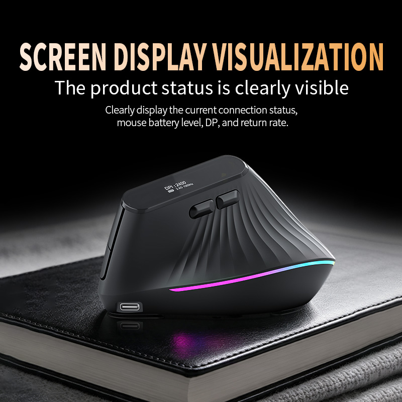 เมาส์แนวตั้งไร้สาย Bluetooth & - Vertical Mouse Rechargeable Bluetooth บทวิจารณ์และราคา